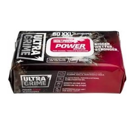 Niisked puhastuslapid Power Scrub 80tk, UltraGrime